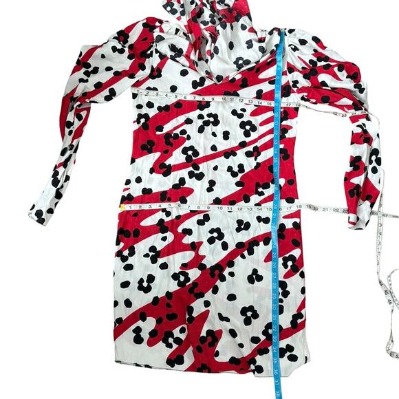 Vintage See by Chloé Dress Designer 80s Office Vixen Unique whimsical - Picture 6 of 8